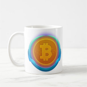 CRYPTOCURRENCY BITCOIN COFFEE MUG
