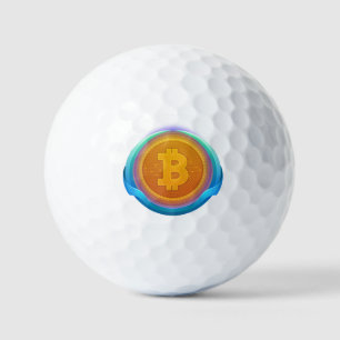 CRYPTOCURRENCY BITCOIN GOLF BALLS