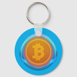 CRYPTOCURRENCY BITCOIN KEY RING