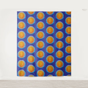 CRYPTOCURRENCY BITCOIN TAPESTRY