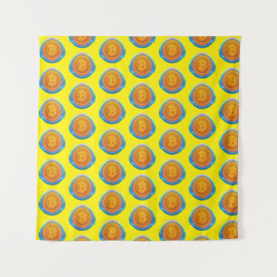 CRYPTOCURRENCY BITCOIN TAPESTRY