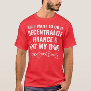 Cryptocurrency Blockchain Ether ETH Decentralise F T-Shirt