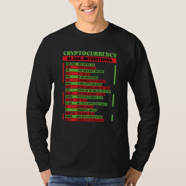 Cryptocurrency Blockchain Trader Finance Crypto In T-Shirt (Front)
