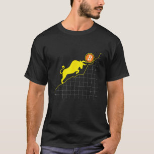 Cryptocurrency Bull Chart Blockchain Crypto Invest T-Shirt