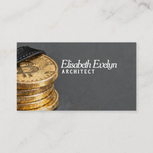 Cryptocurrency Concept Art Business Card