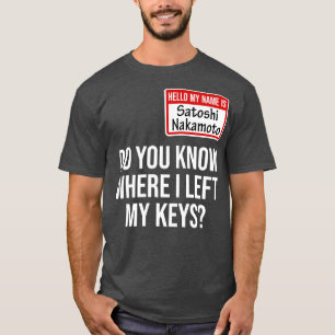 Cryptocurrency Crypto Bitcoin Funny Hodl Satoshi N T-Shirt