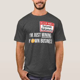 Cryptocurrency Crypto Bitcoin Funny Hodl Satoshi N T-Shirt