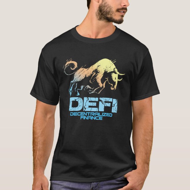 Cryptocurrency DECENTRALIZED FINANCE DEFI Crypto B T-Shirt (Front)