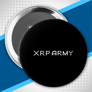 Cryptocurrency Meme XRP Army Quote Hodl Crypto 10 Cm Round Badge