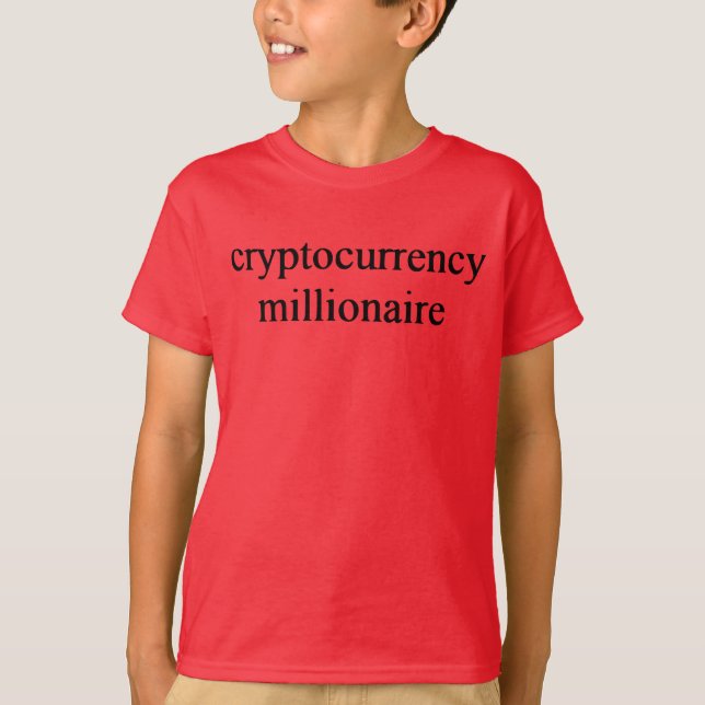 cryptocurrency millionaire T-Shirt (Front)