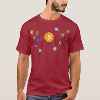 Cryptocurrency net  Bitcoin Ethereum Litecoin T-Shirt