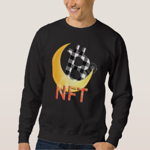 Cryptocurrency Nft Buffalo Plaid Goes To The Moon Sweatshirt