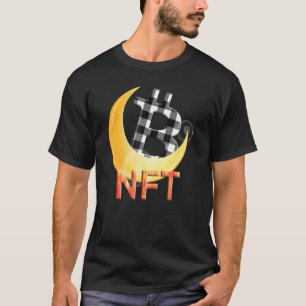 Cryptocurrency Nft Buffalo Plaid Goes To The Moon  T-Shirt