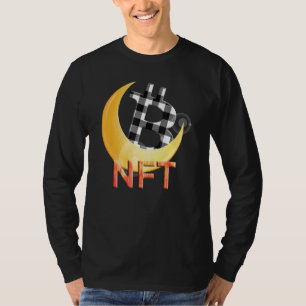 Cryptocurrency Nft Buffalo Plaid Goes To The Moon  T-Shirt