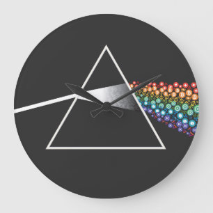 Cryptocurrency Prism Large Clock