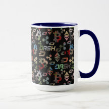 Cryptocurrency Rainbow Colourful Pattern