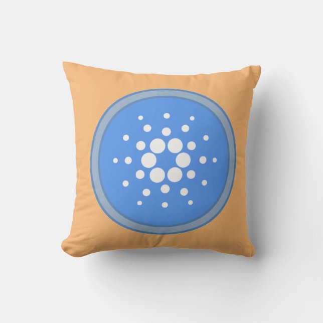 cryptocurrency style cushion (Front)