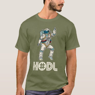 Cryptocurrency Talk RSR  Fun HODL RSR Disco Moon T-Shirt