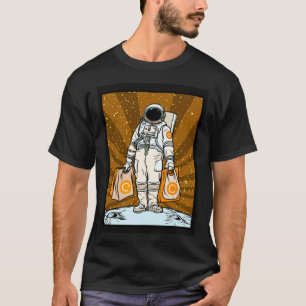 Cryptocurrency Talk To The Moon CEL Celsius Space T-Shirt