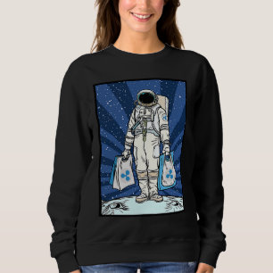 Cryptocurrency Talk  XRP To The Moon Ripple Space  Sweatshirt