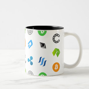 Cryptocurrency Themed Two-Tone Mug