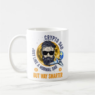 Cryptodad Crypto Dad Like A Regular Bitcoin Dad  Coffee Mug