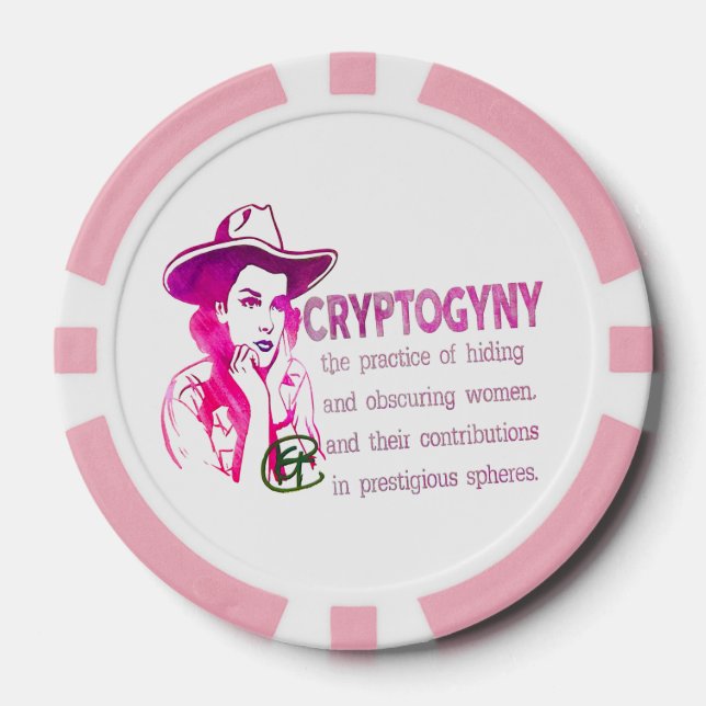Cryptogyny Poker Chip (Front)