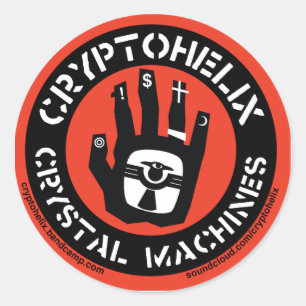 Cryptohelix - Crystal Machines - stickers