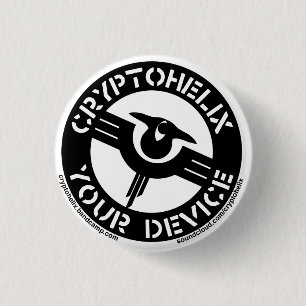 Cryptohelix - Your Device 3 Cm Round Badge