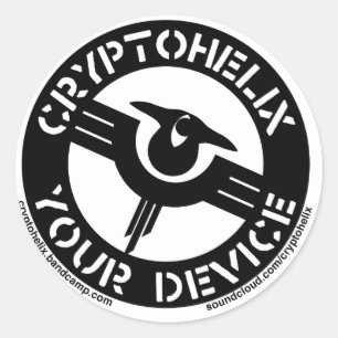 Cryptohelix - Your Device Classic Round Sticker