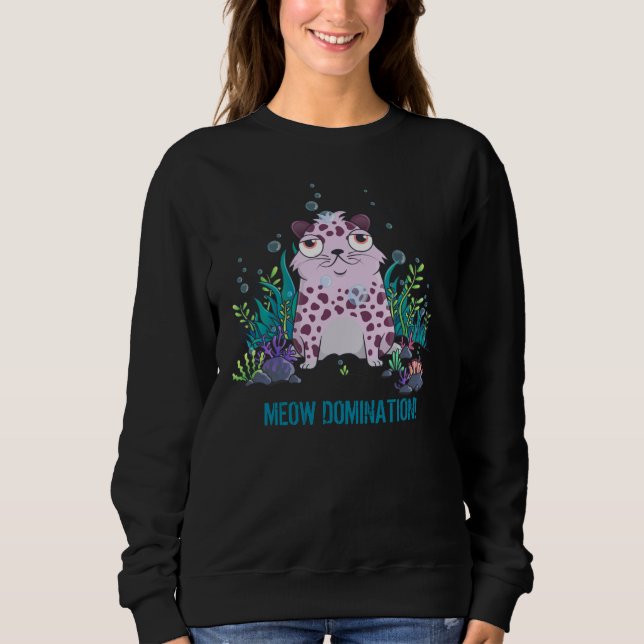 Cryptokitty gift for blockchain games enthusiasts sweatshirt (Front)