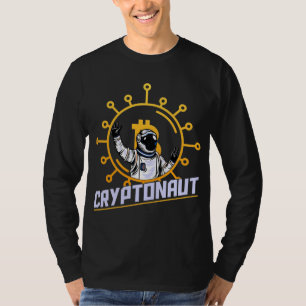 Cryptonaut - Crypto Astronaut Bitcoin & Ethereum T-Shirt