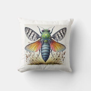 Cryptoptila dorsal view painting 110924IREF217 - W Cushion