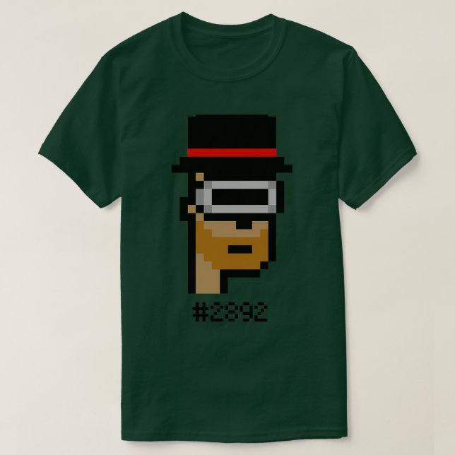CryptoPunks 2892 T-Shirt (Design Front)