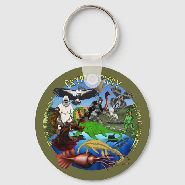 Cryptozoology Keychain (Front)