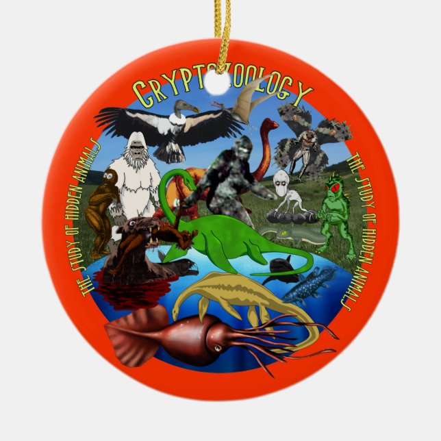 Cryptozoology Ornament (Front)