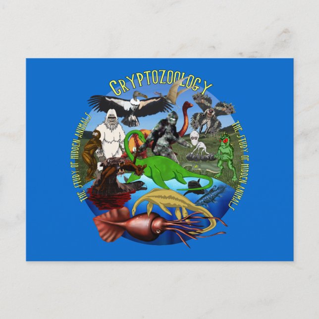 Cryptozoology Postcard (Front)