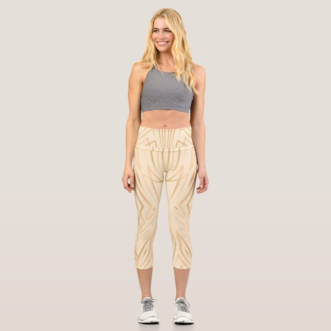 Crystal 10 capri leggings (Front)
