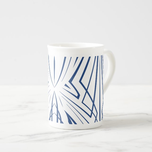 Crystal 3 bone china mug (Front Right)
