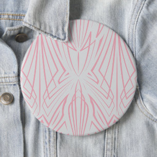 Crystal 4 6 cm round badge