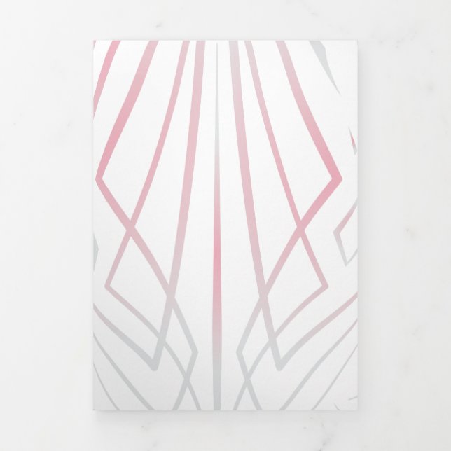 Crystal 6 Tri-Fold holiday card (Cover)
