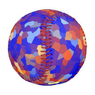 Crystal Abstract Pattern Baseball