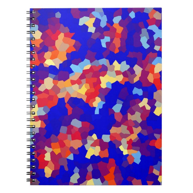 Crystal Abstract Pattern Notebook (Front)