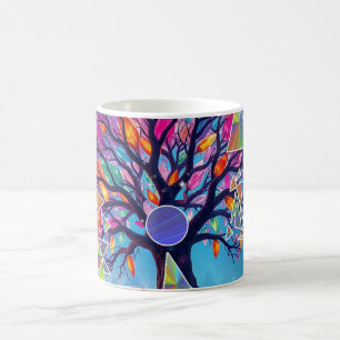 Crystal Abstract Tree Coffee Mug