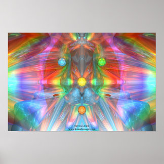 Crystal Alien Poster