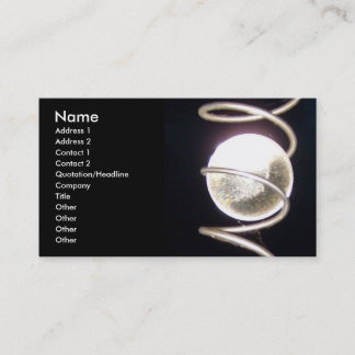 Crystal Ball Business Card