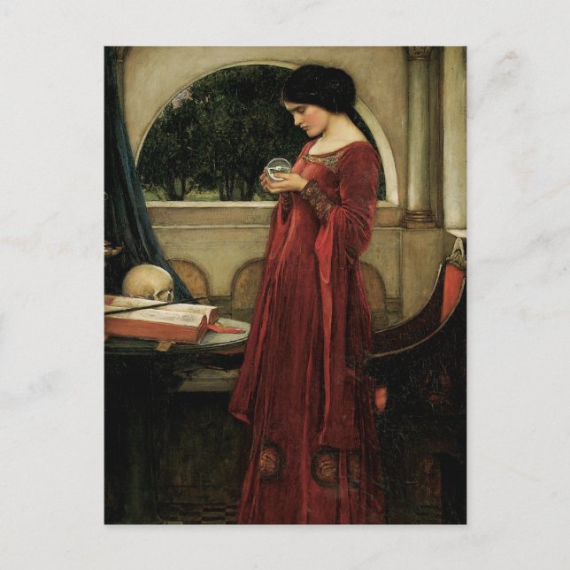 Crystal Ball by John William Waterhouse Postcard (Front)