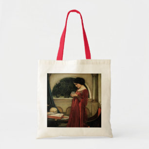 Crystal Ball by Waterhouse, Vintage Victorian Art Tote Bag