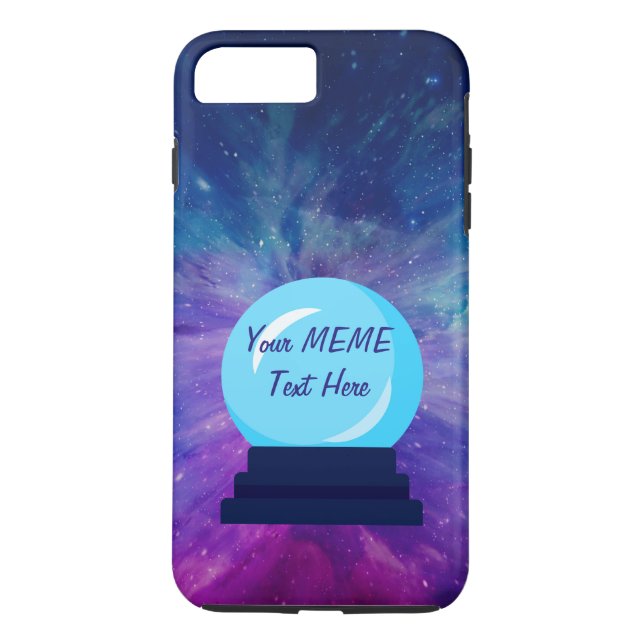 Crystal Ball Create Your Own MEME Case-Mate iPhone Case (Back)