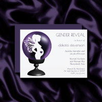 Crystal Ball Fairy | Dark Purple Gender Reveal